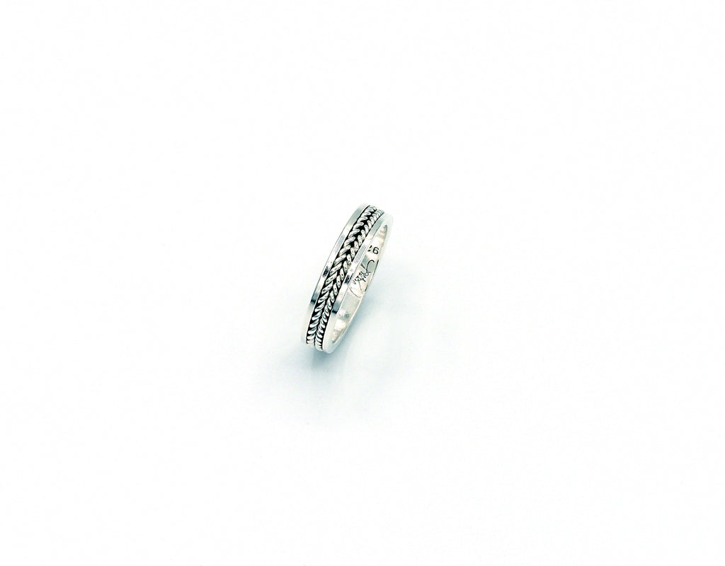 Sterling Ring with Twisted Wire
