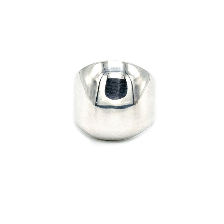 Domed Hollow Polished Ring